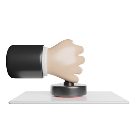Carimbo  3D Icon