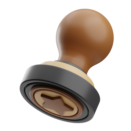 Carimbo  3D Icon