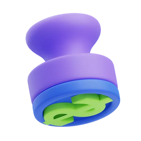 Carimbo  3D Icon