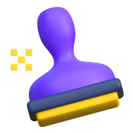 Carimbo de clone  3D Icon