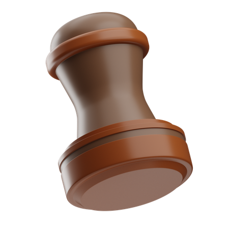 Carimbo de borracha  3D Icon