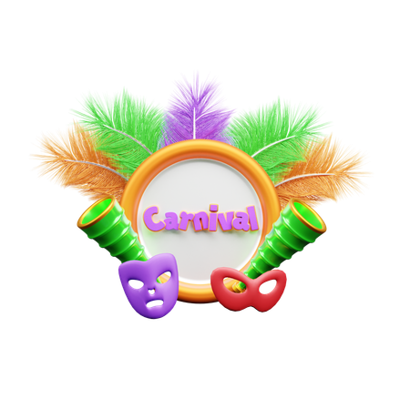 Carnaval  3D Icon