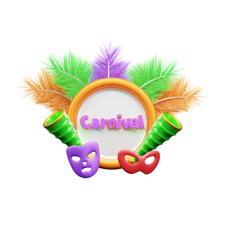 Carnaval  3D Icon