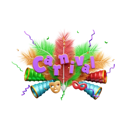 Carnaval  3D Icon