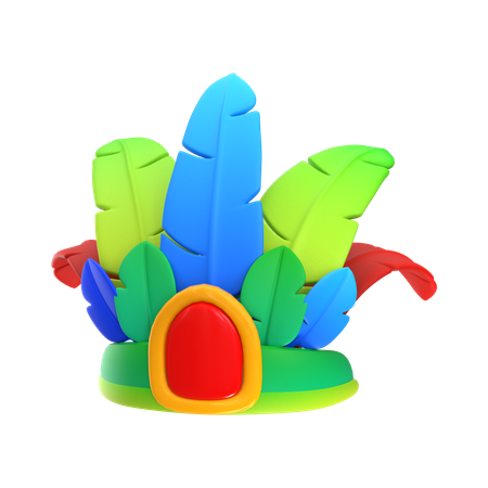 Coroa de carnaval  3D Icon