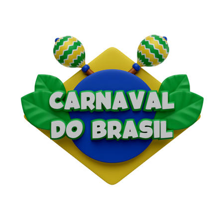 Carnaval do brasil  3D Icon