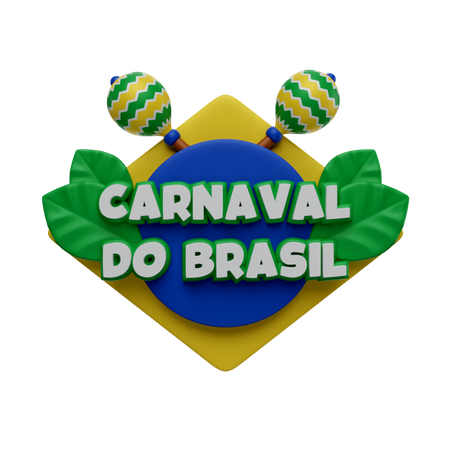 Carnaval brésilien  3D Icon