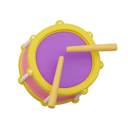 Tambor de carnaval  3D Icon