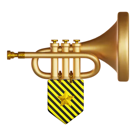 Trompette de carnaval  3D Icon