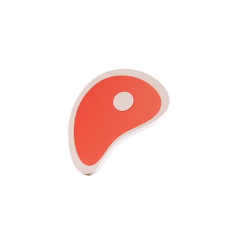 Carne  3D Icon