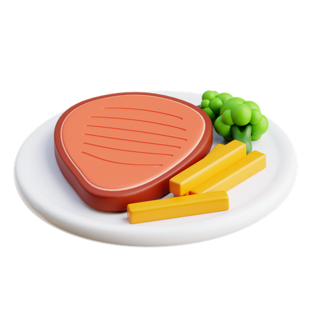 Carne bovina  3D Icon