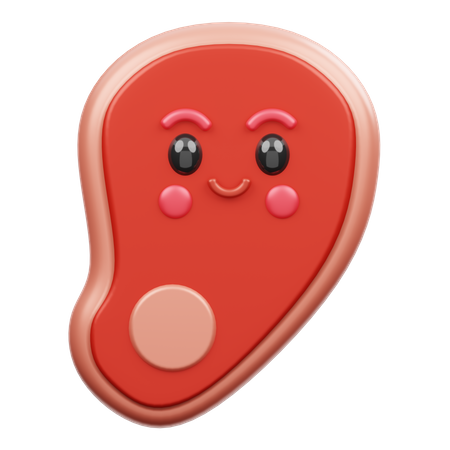 Carne  3D Icon