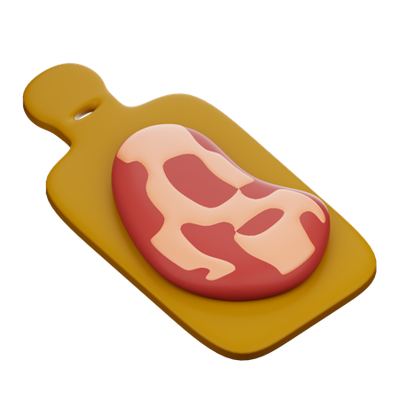 Carne  3D Icon