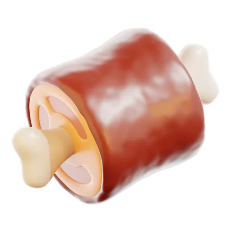 Carne  3D Icon