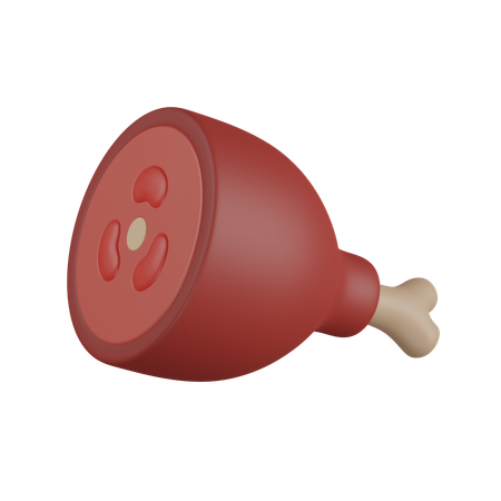 Carne bovina  3D Icon