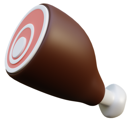Carne de presunto  3D Icon