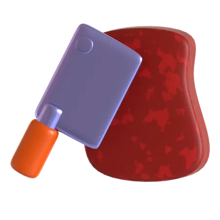 Carne de sacrificio  3D Icon