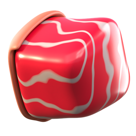 Carne embalada  3D Icon