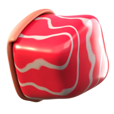 Carne embalada  3D Icon