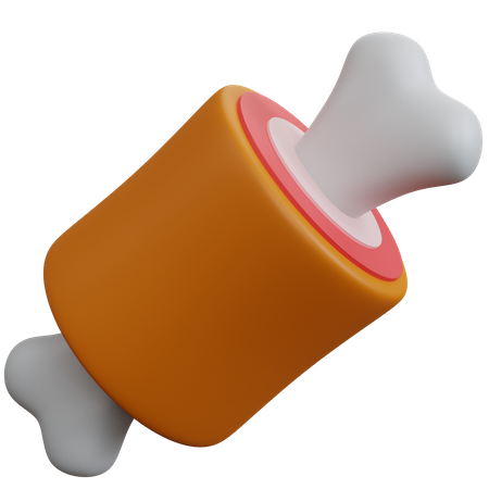 Carne grelhada  3D Icon