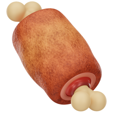 Carne grelhada  3D Icon