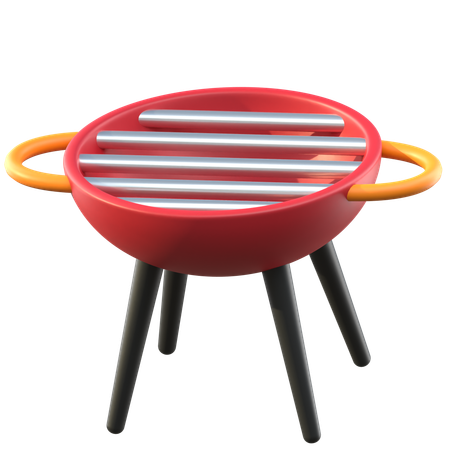 Parrilla de carne  3D Icon