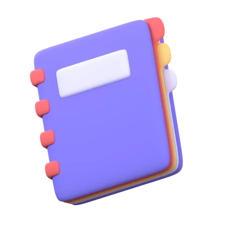 Carnet de notes  3D Icon