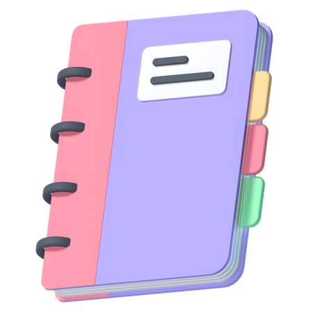 Carnet de notes  3D Icon