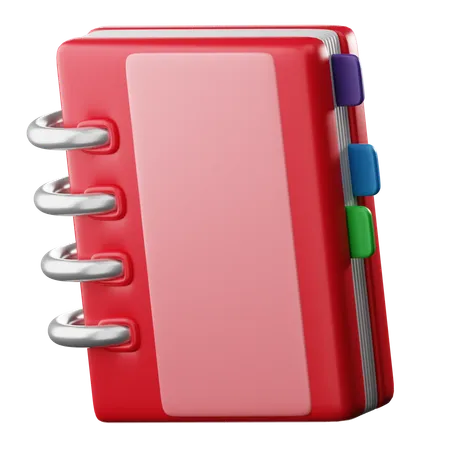 Carnet de notes  3D Icon