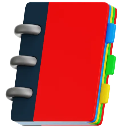 Carnet de notes  3D Icon