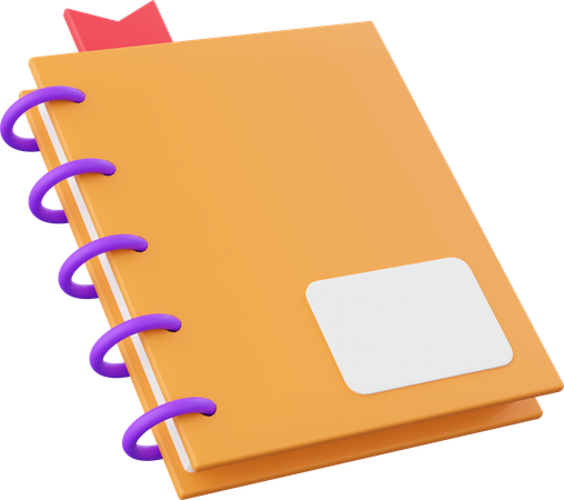 Carnet de notes  3D Icon