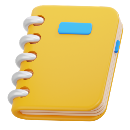 Carnet de notes  3D Icon