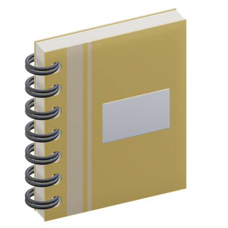 Carnet de notes  3D Icon