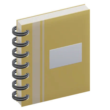 Carnet de notes  3D Icon