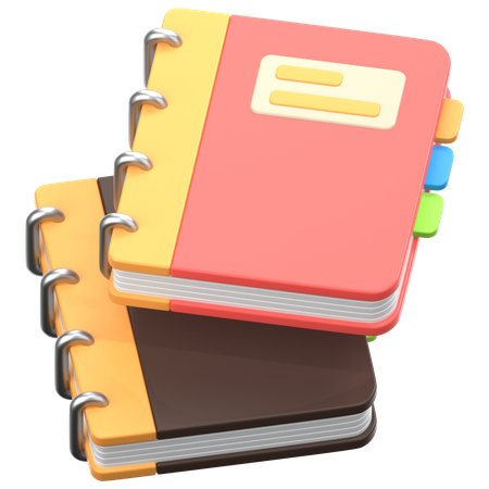 Carnet de notes  3D Icon