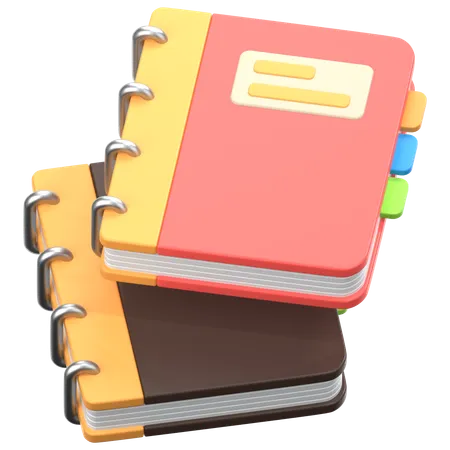 Carnet de notes  3D Icon