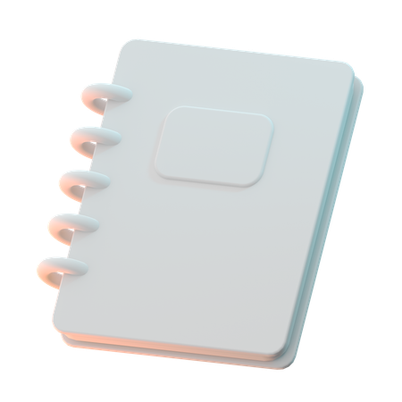 Carnet de notes  3D Icon