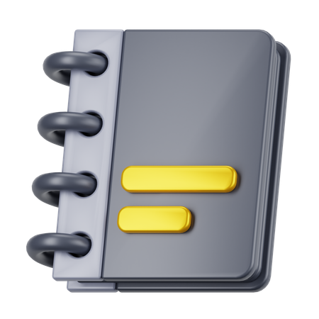 Carnet de notes  3D Icon