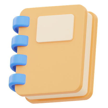 Carnet de notes  3D Icon