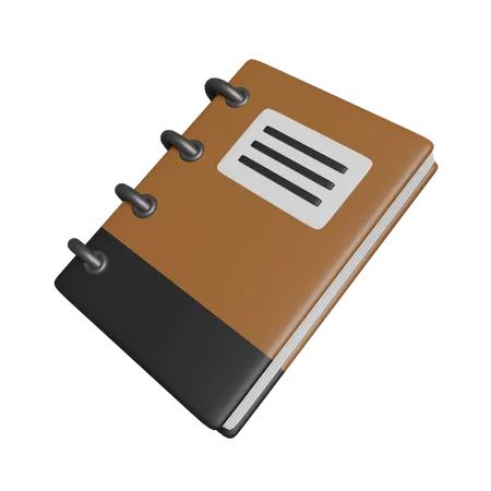 Carnet de notes  3D Icon