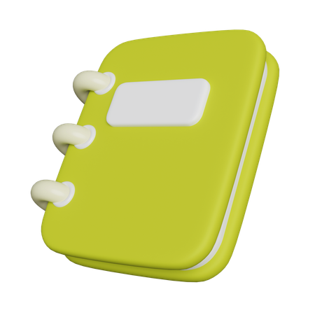 Carnet de notes  3D Icon