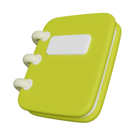 Carnet de notes  3D Icon