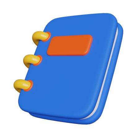 Carnet de notes  3D Icon