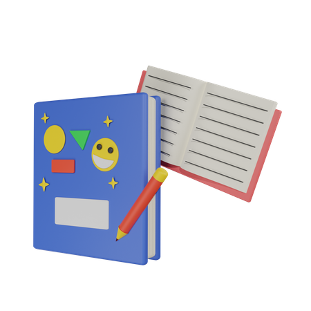 Carnet de notes  3D Icon