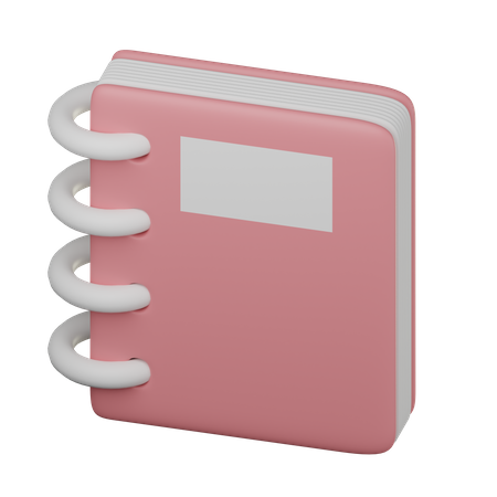 Carnet de notes  3D Icon