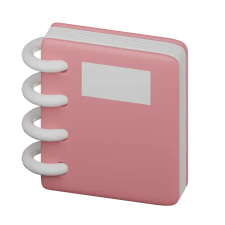 Carnet de notes  3D Icon