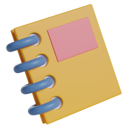 Carnet de notes  3D Icon