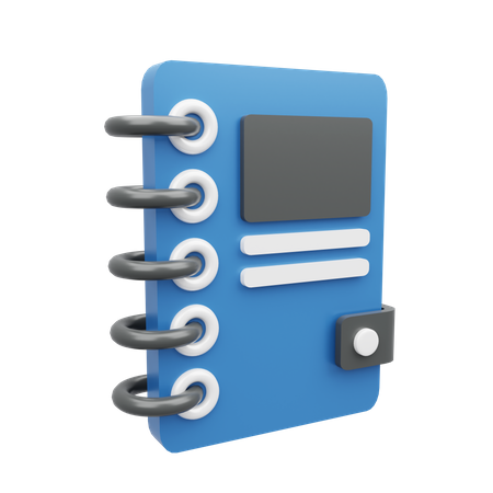 Carnet de notes  3D Icon