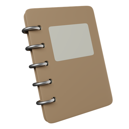 Carnet de notes  3D Icon