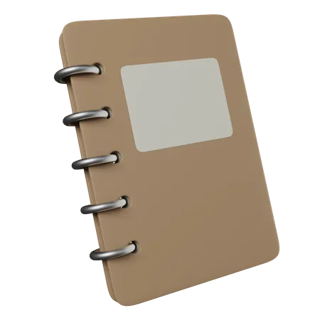 Carnet de notes  3D Icon